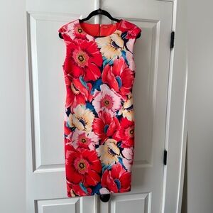 T Tahari Coral Dress NWT Size 8 GORGEOUS